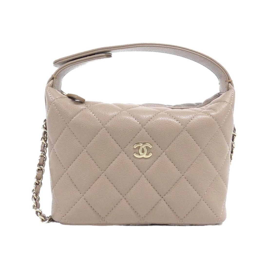 Chanel Timeless Classic Line AP4386 Handbag: --- Catalog ---Category: SizeSize (HxWxD): 12cm x 16cm x 6cm / 4.72'' x 6.29'' x 2.36''Category: DesignType: HandbagColor: BeigeGender: WomenMaterial: Grained Calfskin Hardware Color: GoldCategory: