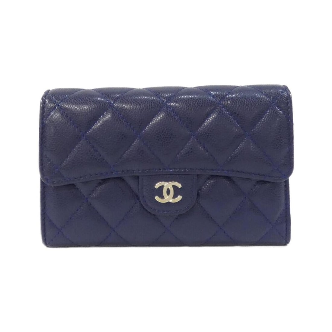 Chanel Timeless Classic Line AP0232 Wallet: --- Catalog ---Category: SizeSize (HxWxD): 10cm x 15cm x 2cm / 3.93'' x 5.9'' x 0.78''Category: DesignType: Wallet (tri-fold)Color: NavyGender: WomenMaterial: Grained Calfskin Category: GeneralMPN: AP