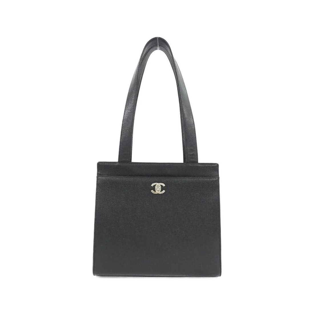 Chanel shoulder bag: --- Catalog ---Category: SizeSize (HxWxD): 25cm x 28cm x 10cm / 9.84'' x 11.02'' x 3.93''Category: DesignType: Shoulder bagColor: BlackGender: WomenMaterial: Grained Calfskin Hardware Color: