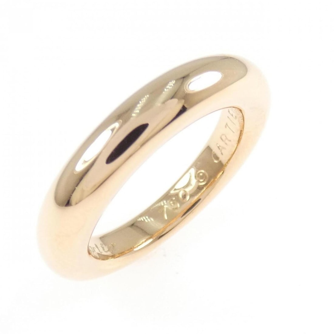 Cartier Ellipse Ring: --- Catalog ---Category: SizeUS Size: 5Brand Size: 49Category: DesignType: Band ringGender: WomenMaterial: Pink gold (18K)Category: GeneralBrand: Cartier--- Item List ---Section: ConditionRanking: