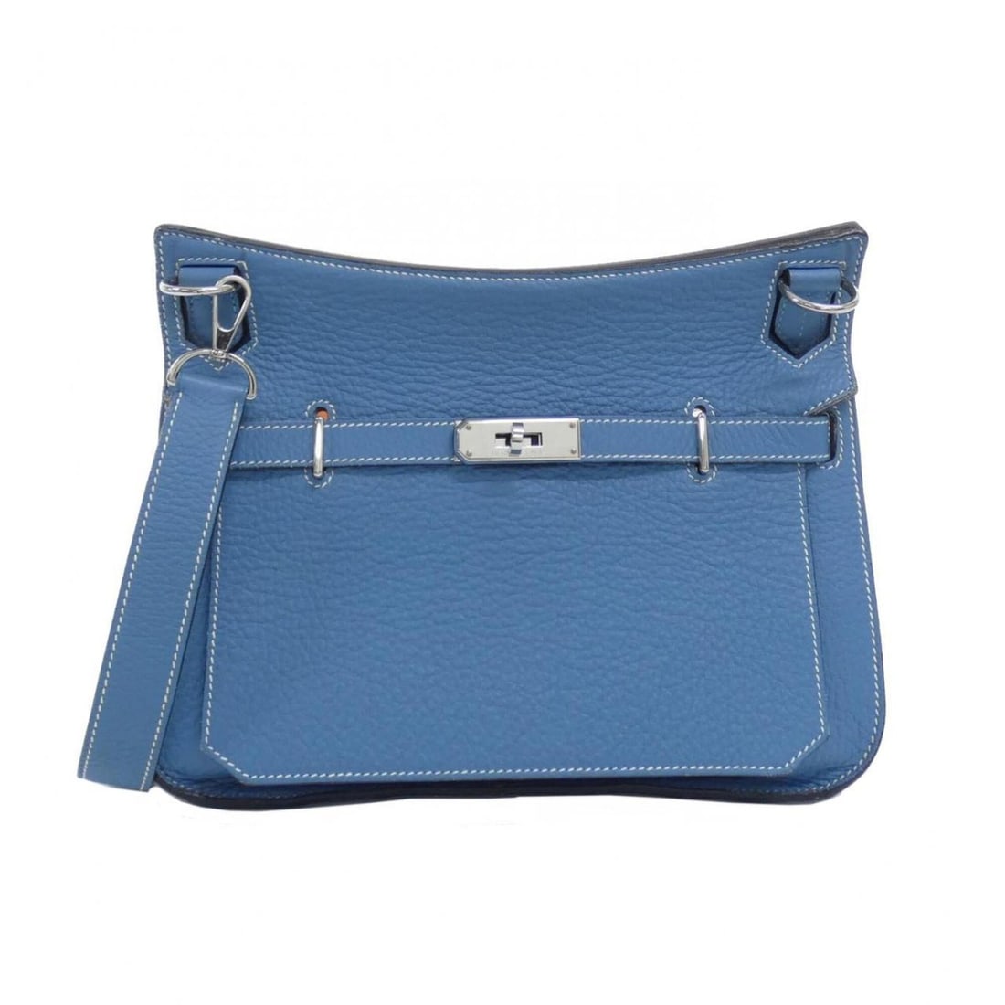 Hermes Jypsiere 28cm 061784CK Shoulder Bag: --- Catalog ---Category: SizeSize (HxWxD): 23cm x 28cm x 12cm / 9.05'' x 11.02'' x 4.72''Category: DesignType: Shoulder bagColor: Blue jeanGender: WomenMaterial: Taurillon clemence leather Category: G