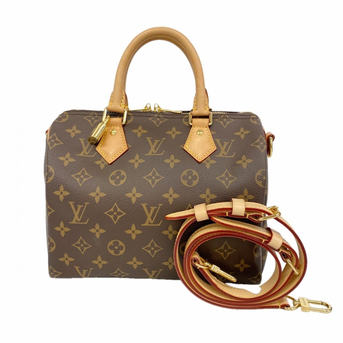 Louis Vuitton Monogram Speedy Bandoulière 25 Handbag M46977 Brown 2-way bag for women: --- Catalog ---Category: SizeSize (HxWxD): 20cm x 25cm x 14cm / 7.87'' x 9.84'' x 5.51''Category: DesignType: HandbagColor: BrownGender: WomenCategory: GeneralMPN: M46977Brand: Louis Vuitton--- Item L