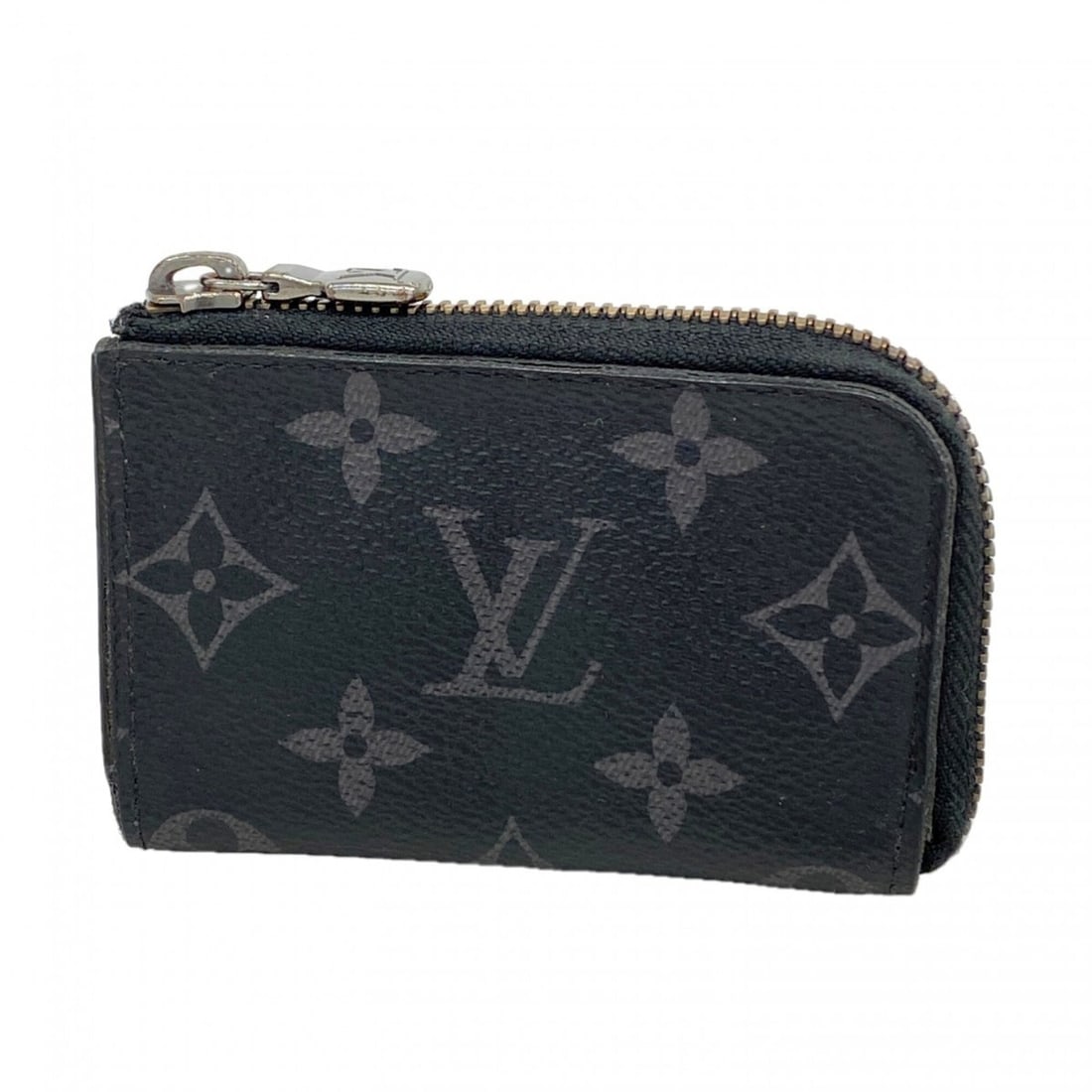 Louis Vuitton Monogram Eclipse Portemonnaie Jour Wallet/Coin Case M63536 Black Men's: --- Catalog ---Category: SizeSize (HxWxD): 7cm x 10cm x 1.5cm / 2.75'' x 3.93'' x 0.59''Category: DesignType: Coin purse/coin caseColor: BlackGender: MenCategory: GeneralMPN: M63536Brand: Louis Vuitto