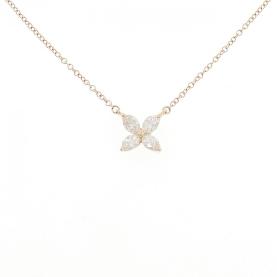Tiffany Victoria Small Necklace: --- Catalog ---Category: SizePendant Size: 6.7mm x 6.9mm / 0.26'' x 0.27''Neck Circumference: 42 cm / 16.53''Category: DesignStone: DiamondGender: WomenMaterial: Pink gold (18K)Pendant Type:
