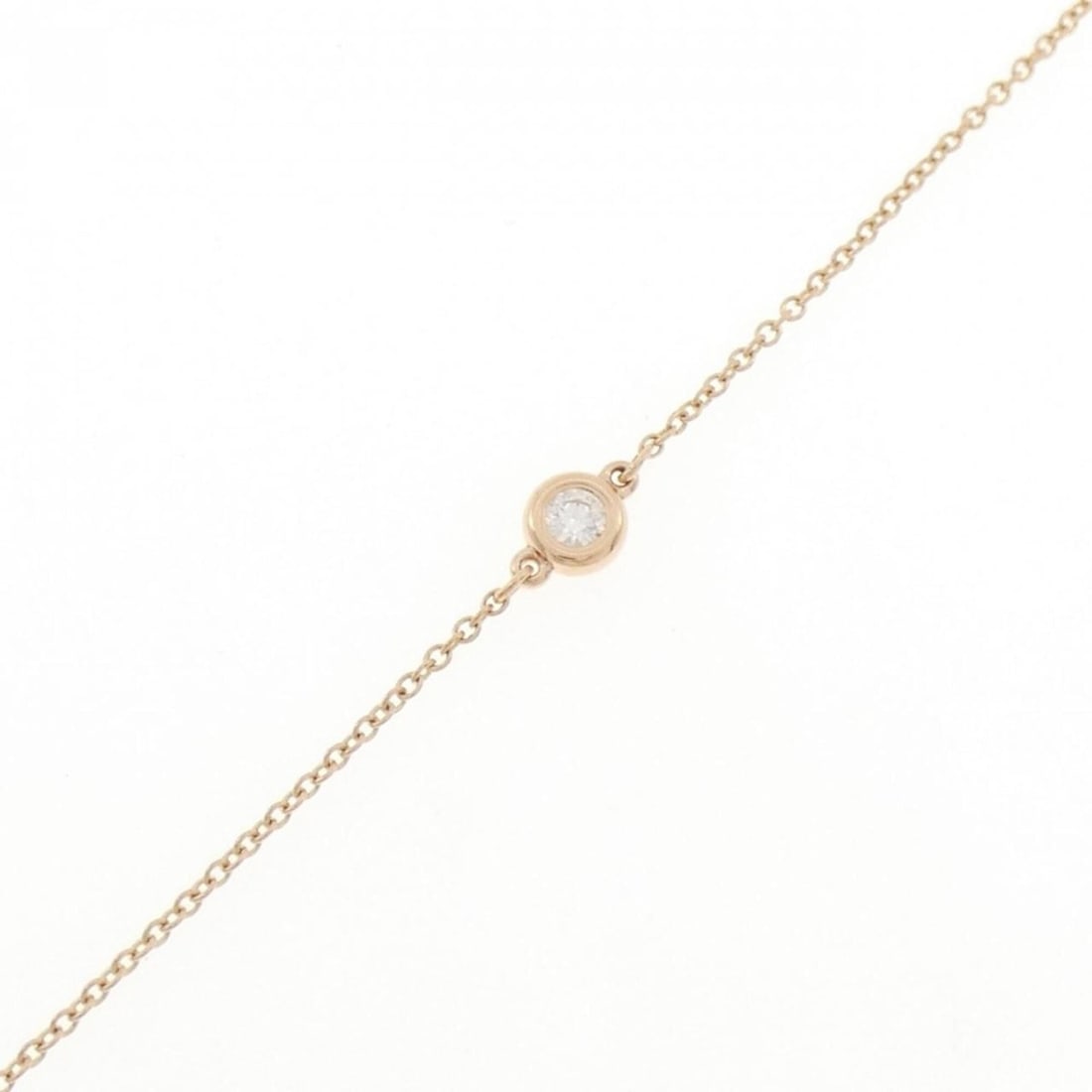 Tiffany & Co. By the Yard Bracelet: --- Catalog ---Category: SizeLength: 18cm / 7.08''Category: DesignType: Charm braceletStone: DiamondGender: WomenMaterial: Pink gold (18K)Category: GeneralMPN: 60141598Brand: Tiffany--- Item List ---S