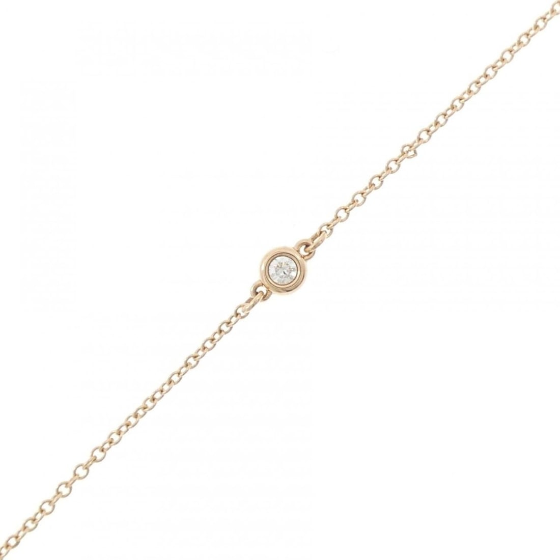 Tiffany & Co. By the Yard Bracelet: --- Catalog ---Category: SizeLength: 18.5cm / 7.28''Category: DesignType: Charm braceletStone: DiamondGender: WomenMaterial: Pink gold (18K)Category: GeneralBrand: Tiffany--- Item List ---Section: Con
