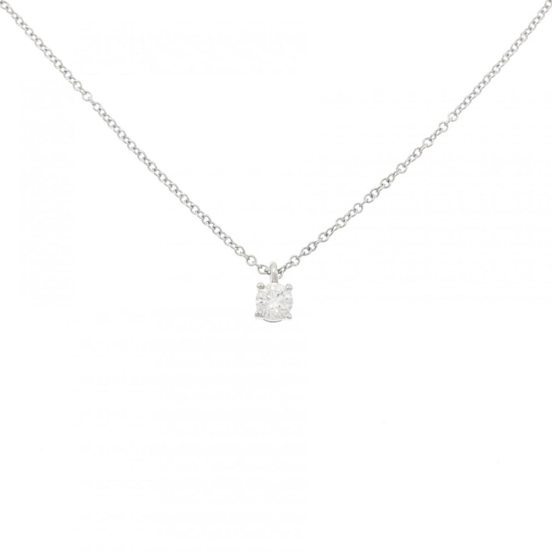 Tiffany & Co. Solitaire Necklace 0.18CT I SI1 3EXT (1 of 6)