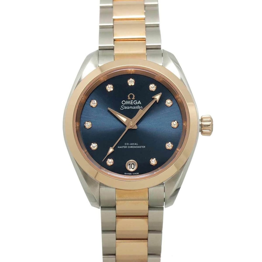 Omega Seamaster Aqua Terra 220 20 34 53 001 Boys' Watch 11P Diamond Date Blue Automatic Self-winding: --- Catalog ---Category: SizeWrist Size: 16cm / 6.29''Case Diameter: 34mm / 1.34''Category: DesignType: WristwatchGender: MenColor (Dial): BlueMaterial (Band): Stainless steelMaterial (Case): Stainles
