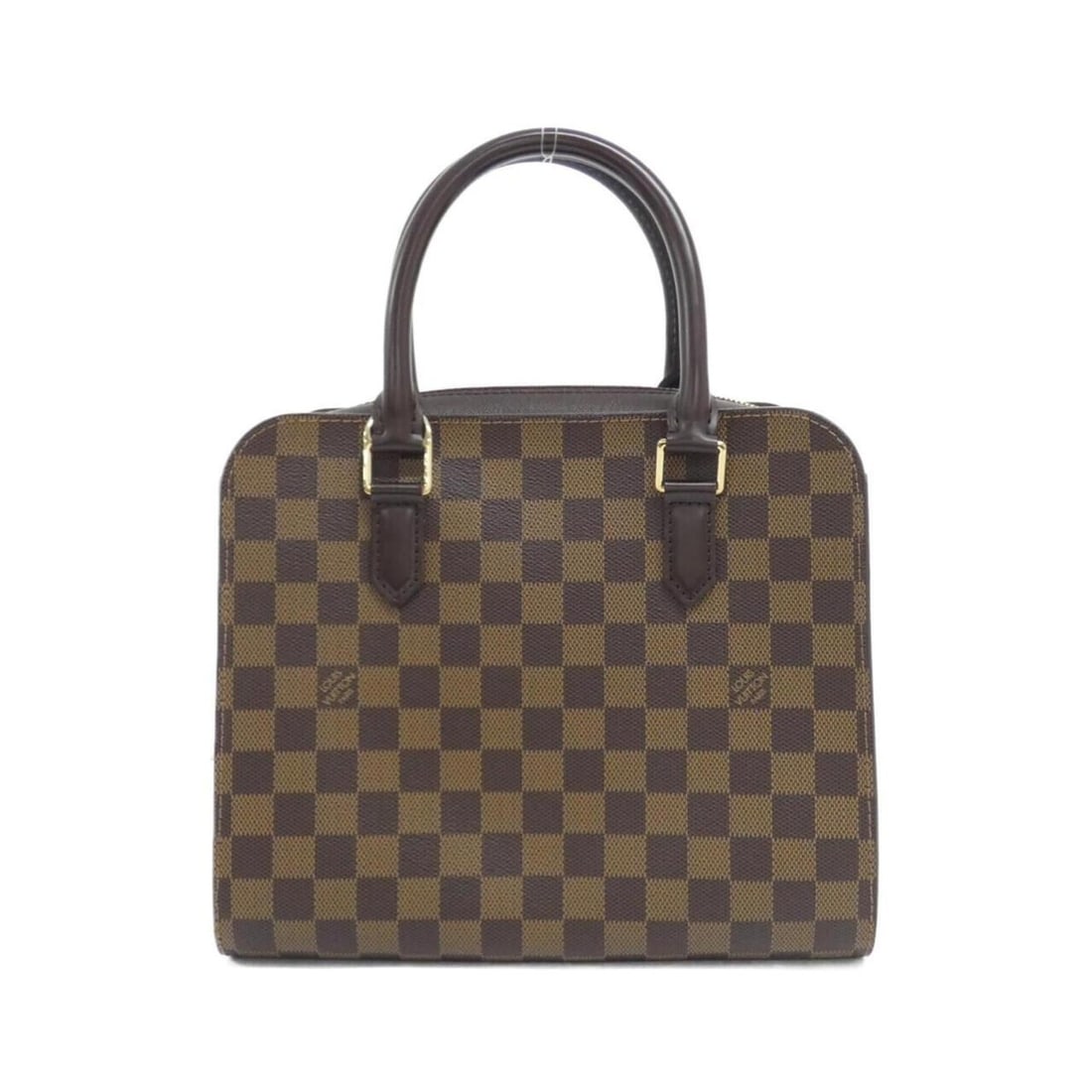 Louis Vuitton Damier Triana N51155 Handbag: --- Catalog ---Category: SizeSize (HxWxD): 23cm x 26cm x 13cm / 9.05'' x 10.23'' x 5.11''Category: DesignType: HandbagColor: EbeneGender: Men,WomenMaterial: Coated canvas Hardware Color: GoldCategory: