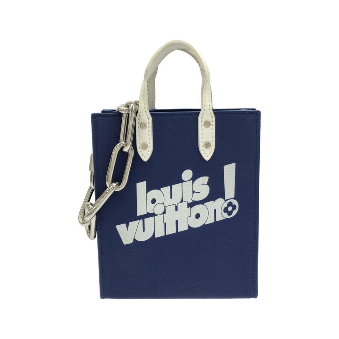 Louis Vuitton Everyday LV Sac Plat XS M80841 Handbag: --- Catalog ---Category: SizeSize (HxWxD): 19.5cm x 16cm x 5.5cm / 7.67'' x 6.29'' x 2.16''Category: DesignType: HandbagColor: BlueGender: Men,WomenMaterial: Leather Hardware Color: SilverLeather/Fur 