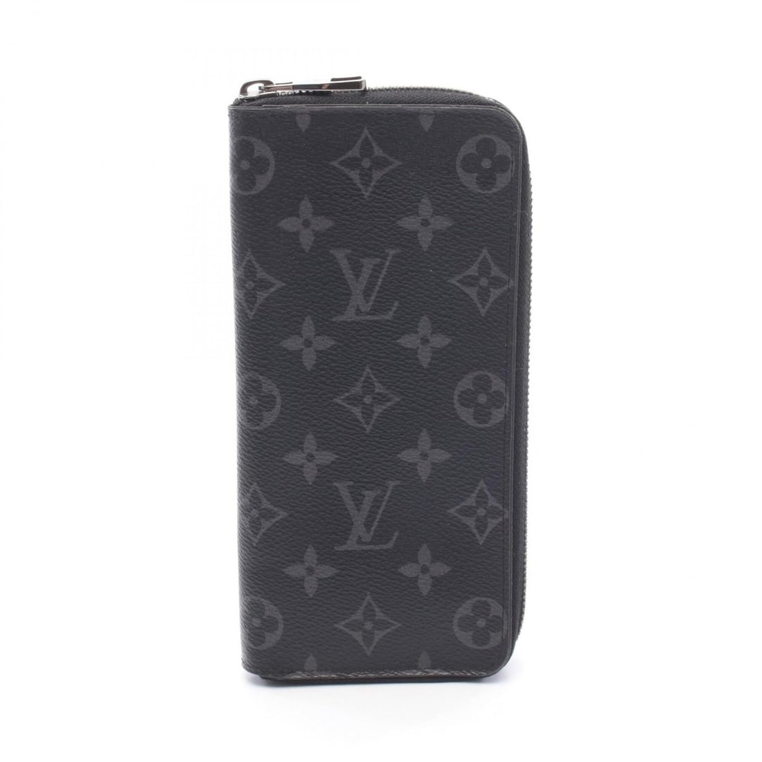 Louis Vuitton Zippy Wallet Vertical Monogram Eclipse Round Long Leather Men's Black M62295: --- Catalog ---Category: SizeSize (HxWxD): 20cm x 9.5cm x 2cm / 7.87'' x 3.74'' x 0.78''Category: DesignType: Long wallet (bi-fold)Color: BlackGender: MenMaterial: Leather , PVC Category: GeneralMPN: 