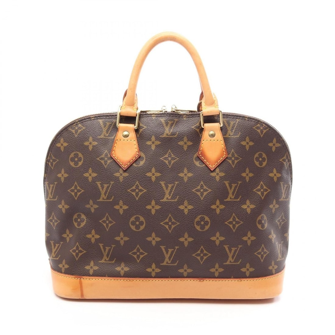Louis Vuitton Alma PM Monogram Handbag, Coated Canvas Leather, Women's, Brown, M51130: --- Catalog ---Category: SizeSize (HxWxD): 23.5cm x 32cm x 16cm / 9.25'' x 12.59'' x 6.29''Category: DesignType: HandbagColor: BrownGender: WomenMaterial: PVC , Leather Category: GeneralMPN:
