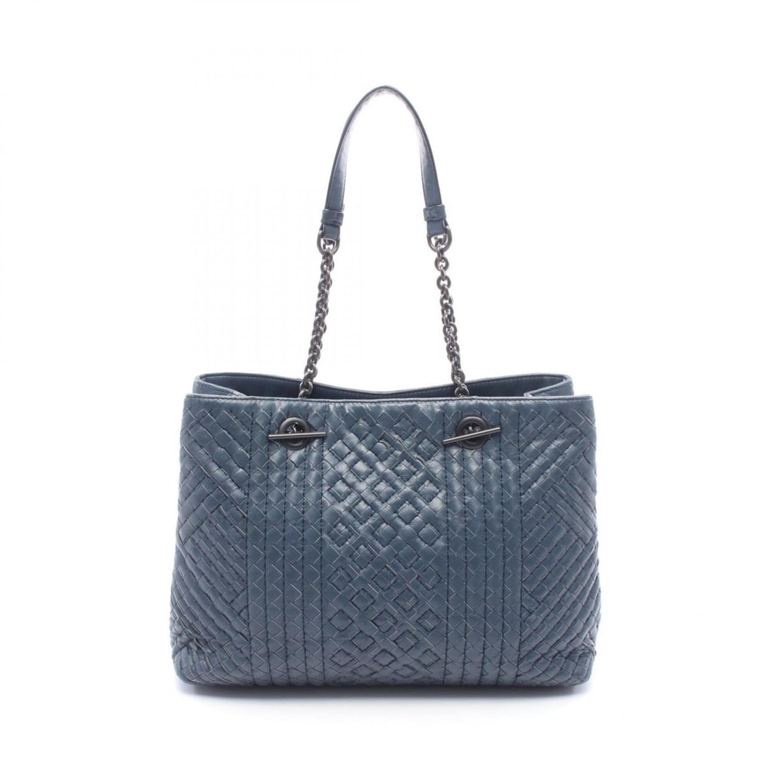 Bottega Veneta Intrecciato Shoulder Bag/Handbag, Leather, Women's, Navy: --- Catalog ---Category: SizeSize (HxWxD): 25cm x 33cm x 12cm / 9.84'' x 12.99'' x 4.72''Category: DesignType: Handbag, Shoulder bagColor: NavyGender: WomenMaterial: Leather Category: GeneralBrand: