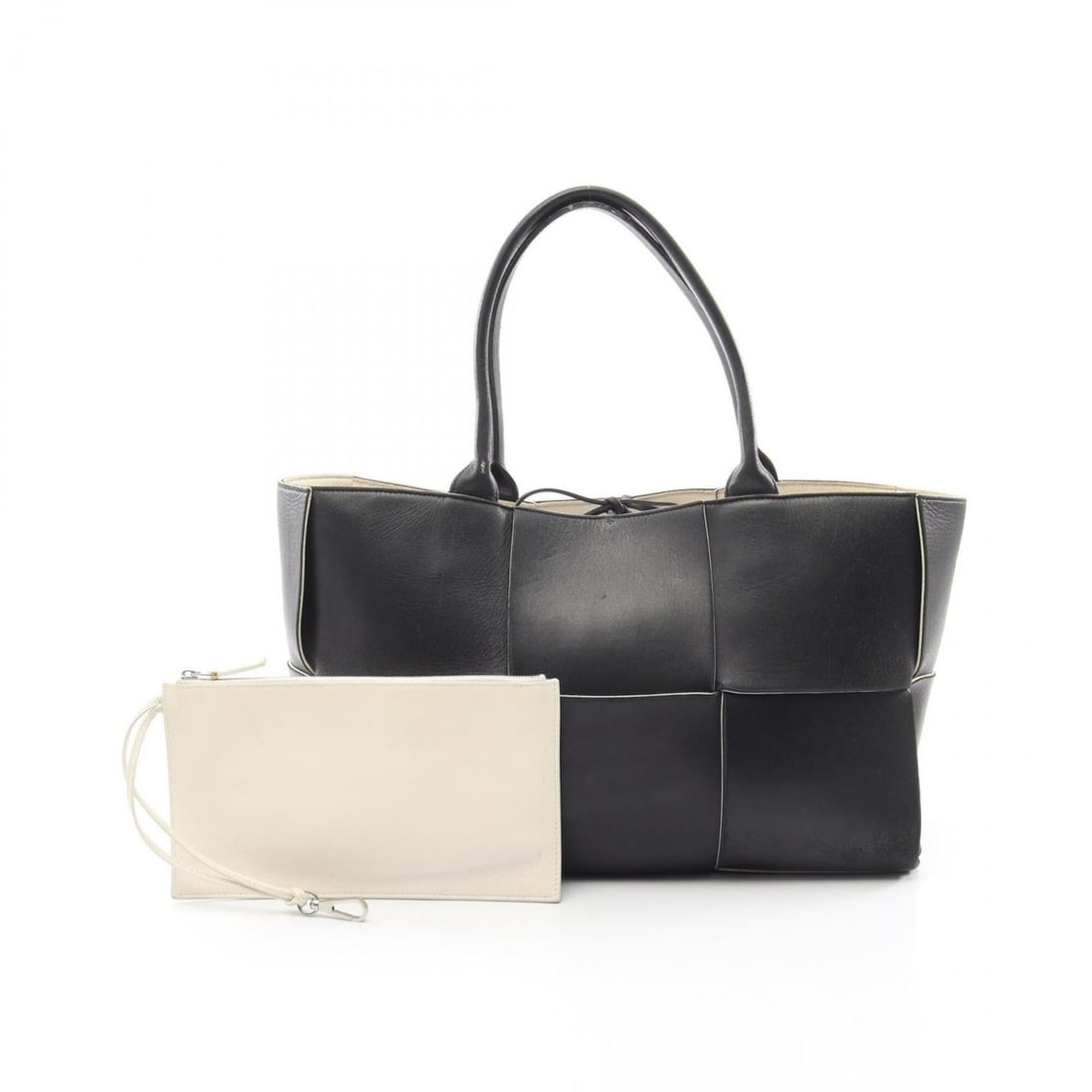 Bottega Veneta Arco Medium Maxi Intrecciato Tote Bag Handbag Leather Women's Black: --- Catalog ---Category: SizeSize (HxWxD): 23cm x 37cm x 12cm / 9.05'' x 14.56'' x 4.72''Category: DesignType: Handbag, Tote bagColor: BlackGender: WomenMaterial: Leather Category: GeneralBrand: