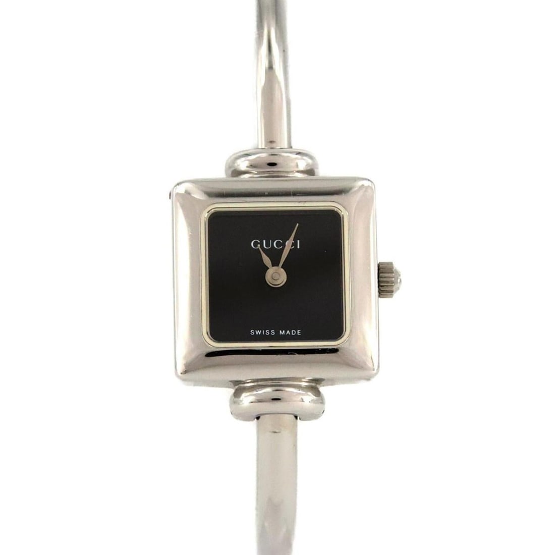 Gucci 1900 M size 1900L SS Quartz Watch: --- Catalog ---Category: SizeWrist Size: 15.5cm / 6.1''Case Diameter: 19mm / 0.75''Category: DesignType: WristwatchGender: WomenColor (Dial): BlackMaterial (Band): Stainless steelMaterial (Case): Stai