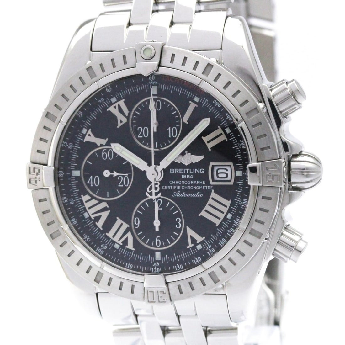 BREITLING Chronomat Evolution Steel Automatic Watch A13356 Polished (1 of 9)