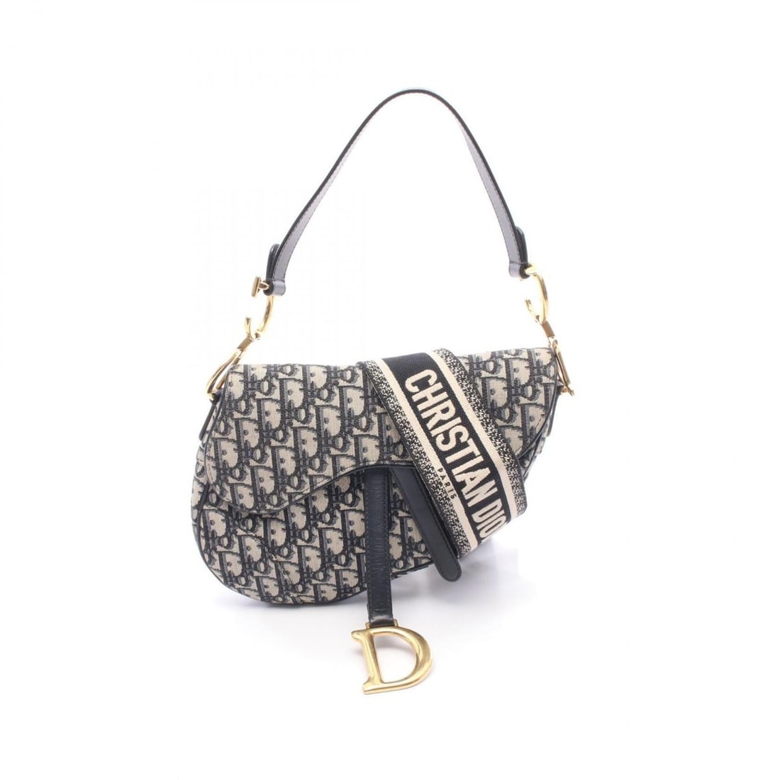 Christian Dior Dior SADDLE Saddle Bag Oblique 2-Way Handbag Canvas Leather Women's Navy/Beige: --- Catalog ---Category: SizeSize (HxWxD): 18cm x 24cm x 5cm / 7.08'' x 9.44'' x 1.96''Category: DesignType: Handbag, Saddle bagColor: Beige, NavyGender: WomenMaterial: Canvas , Leather Category: Gene