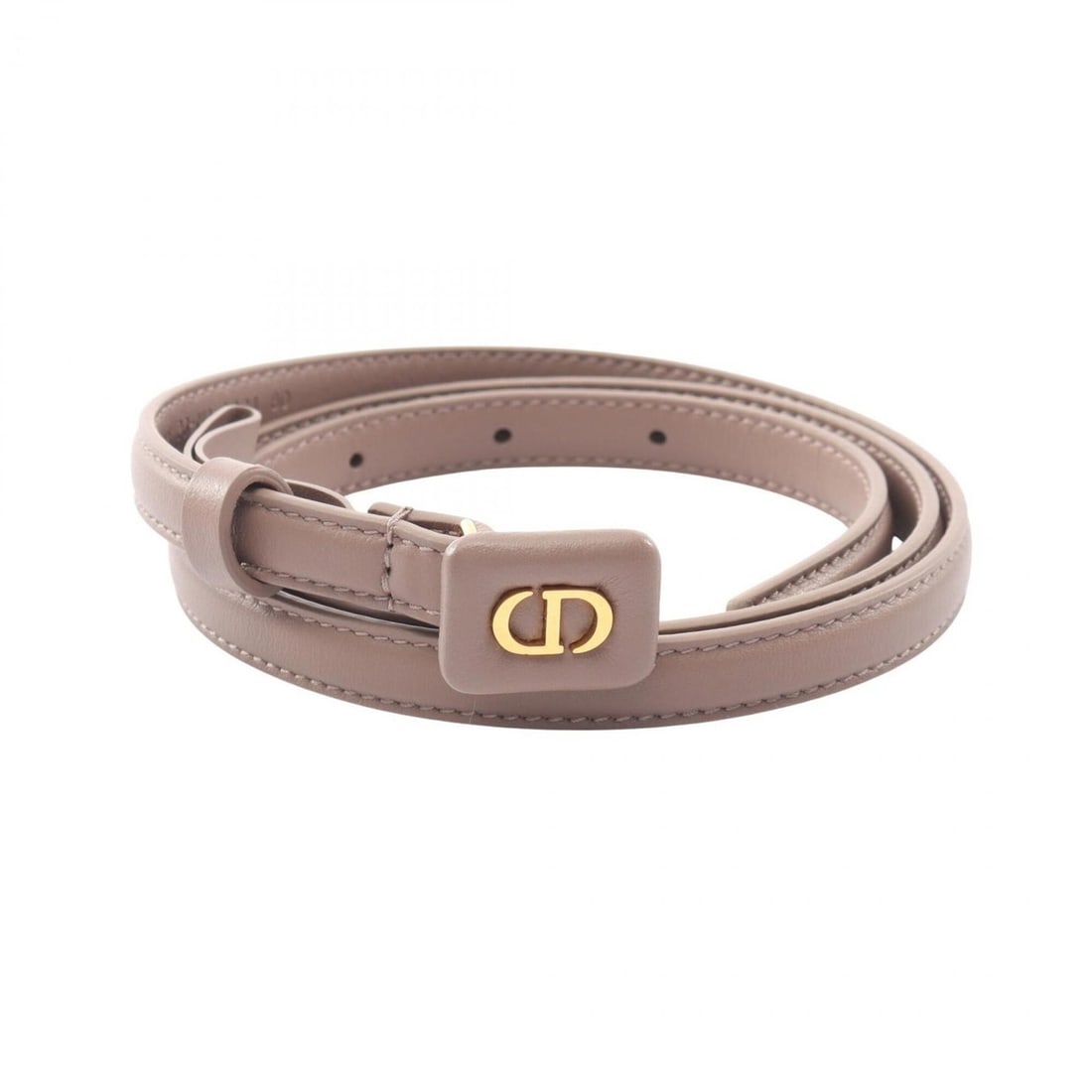 Christian Dior Dior CD logo belt, leather, women's, beige.: --- Catalog ---Category: SizeLength: 74cm - 81.5cm / 29.13'' - 32.08''Category: DesignType: Standard beltColor: BeigeGender: WomenMaterial (Strap): Leather Category: GeneralBrand: Christian Dior--- It