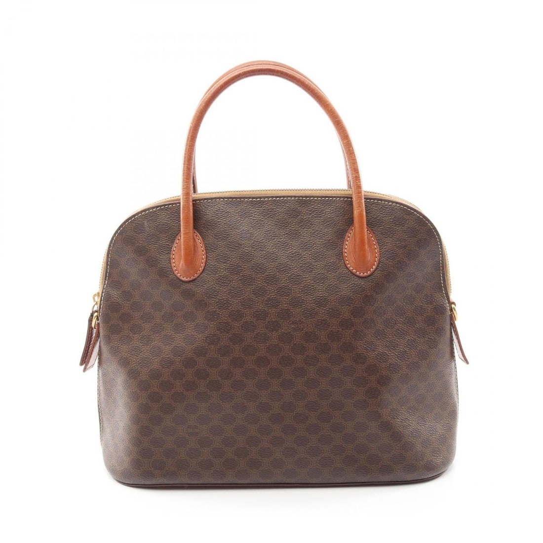Celine Macadam Handbag, Coated Canvas Leather, Women's, Brown: --- Catalog ---Category: SizeSize (HxWxD): 24cm x 31cm x 12.5cm / 9.44'' x 12.2'' x 4.92''Category: DesignType: HandbagColor: BrownGender: WomenMaterial: Coated canvas , Leather Category: GeneralBrand