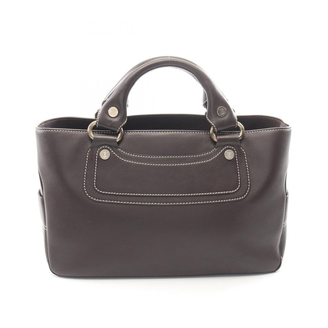 Celine Boogie Bag Handbag, Leather, Women's, Brown: --- Catalog ---Category: SizeSize (HxWxD): 25cm x 32cm x 13cm / 9.84'' x 12.59'' x 5.11''Category: DesignType: HandbagColor: BrownGender: WomenMaterial: Leather Category: GeneralBrand: Celine--- Item 