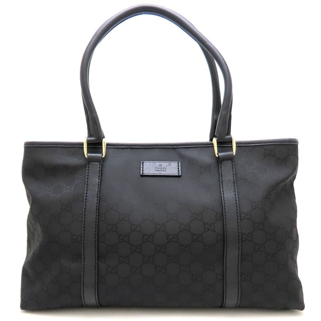 GUCCI Tote Bag 257302 GG Canvas x Leather Black Outlet Women's 353360: --- Catalog ---Category: SizeSize (HxWxD): 23cm x 37cm x 14cm / 9.05'' x 14.56'' x 5.51''Category: DesignType: Tote bagColor: BlackGender: WomenMaterial: GG canvas , Leather Category: GeneralBrand: Gu