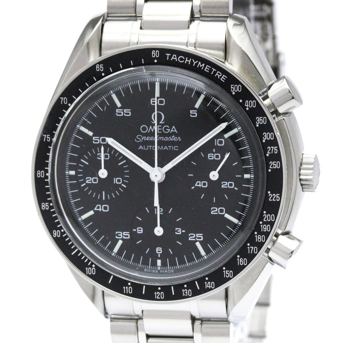 Omega Speedmaster Automatic Stainless Steel Men's Sport 3510.50: --- Catalog ---Category: SizeCase Diameter: 39mm / 1.54''Category: DesignType: WristwatchStyle: SportGender: MenColor (Dial): BlackMaterial (Band): Stainless steelMaterial (Case): Stainless steelCateg