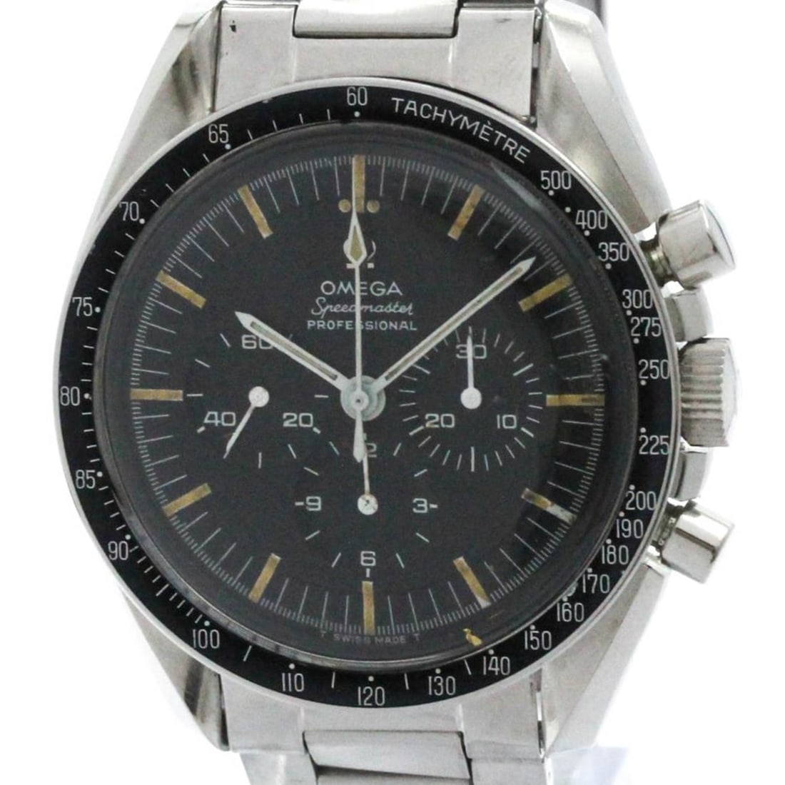 OMEGA Speedmaster 4th Model 1039 Bracelet Hand-Winding Watch 145.012: --- Catalog ---Category: SizeCase Diameter: 42mm / 1.65''Category: DesignType: WristwatchStyle: SportGender: MenColor (Dial): BlackMaterial (Band): Stainless steelMaterial (Case): Stainless steelCateg