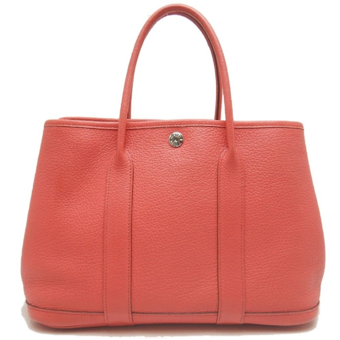 HERMES Garden Party TPM Handbag, Negonda Leather, Bougainvillea, Women's, 253949: --- Catalog ---Category: SizeSize (HxWxD): 21cm x 31cm x 14cm / 8.26'' x 12.2'' x 5.51''Category: DesignType: HandbagColor: BougainvillierGender: WomenMaterial: Negonda leather Hardware Color: SilverC