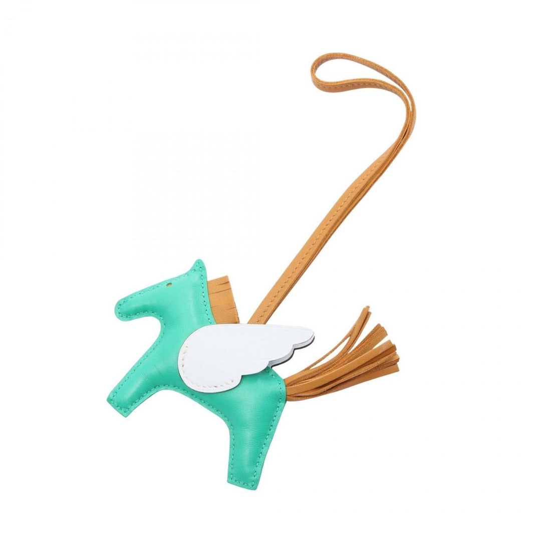 Hermes Rodeo Pegasus PM Mint Sesame Blue Brume Charm Accessory Agneau Milo Veau Swift Leather: --- Catalog ---Category: DesignType: Handbag charmColor: Blue, Brown, GreenGender: WomenMaterial: Agneau Milo, Swift leatherCategory: GeneralBrand: Hermes--- Item List ---Section: ConditionRanking: Ra