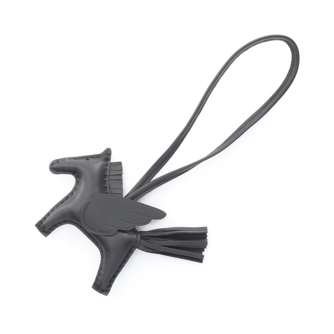 Hermes Rodeo Pegasus PM Charm Accessory, Agneau Milo Veau Swift Leather, Black, Women's.: --- Catalog ---Category: DesignType: Handbag charmColor: BlackGender: WomenMaterial: Agneau Milo, Swift leatherCategory: GeneralBrand: Hermes--- Item List ---Section: ConditionRanking: Rank NS Never u