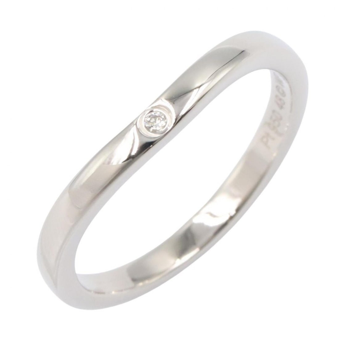 Cartier Ballerina Diamond 3P Ring, Platinum Pt950, Women's Silver/Clear Tone, B4092948: --- Catalog ---Category: SizeJP Size: 8US Size: 4.5Category: DesignType: Band ringColor: Clear, SilverGender: WomenMaterial: Platinum 950Category: GeneralMPN: B4092948Brand: Cartier--- Item List ---Se