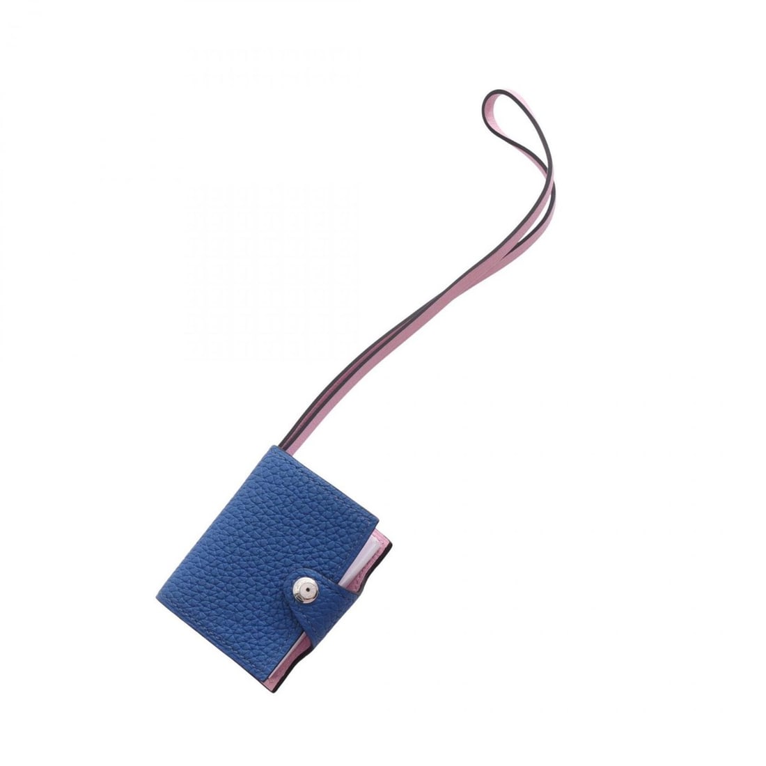 Hermes Ulysses Nano Verso Bleu France Mauve Sylvestre Charm Accessory Togo Leather (Veau Swift): --- Catalog ---Category: DesignType: Handbag charmColor: Blue, PinkGender: WomenMaterial: Swift leather, Togo leatherCategory: GeneralBrand: Hermes--- Item List ---Section: ConditionRanking: Rank A Us