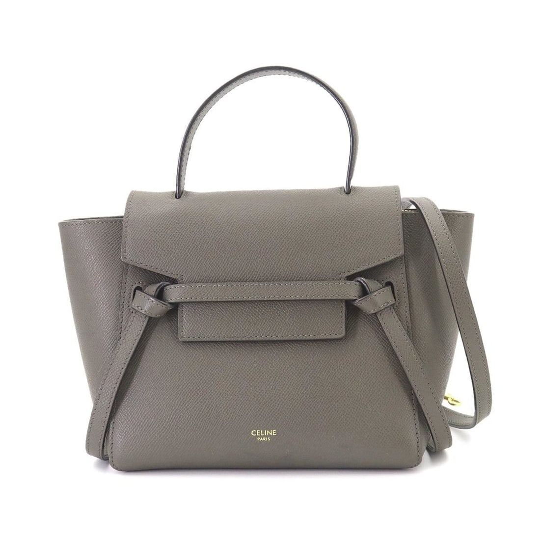 Celine CELINE Bag Waist Nano 2-way Hand Shoulder Handbag Leather Gray 189003 Belt: --- Catalog ---Category: SizeSize (HxWxD): 18cm x 27.5cm x 11cm / 7.08'' x 10.82'' x 4.33''Category: DesignType: Fanny pack, HandbagColor: GrayGender: WomenMaterial: Leather Category: GeneralMPN: 1890