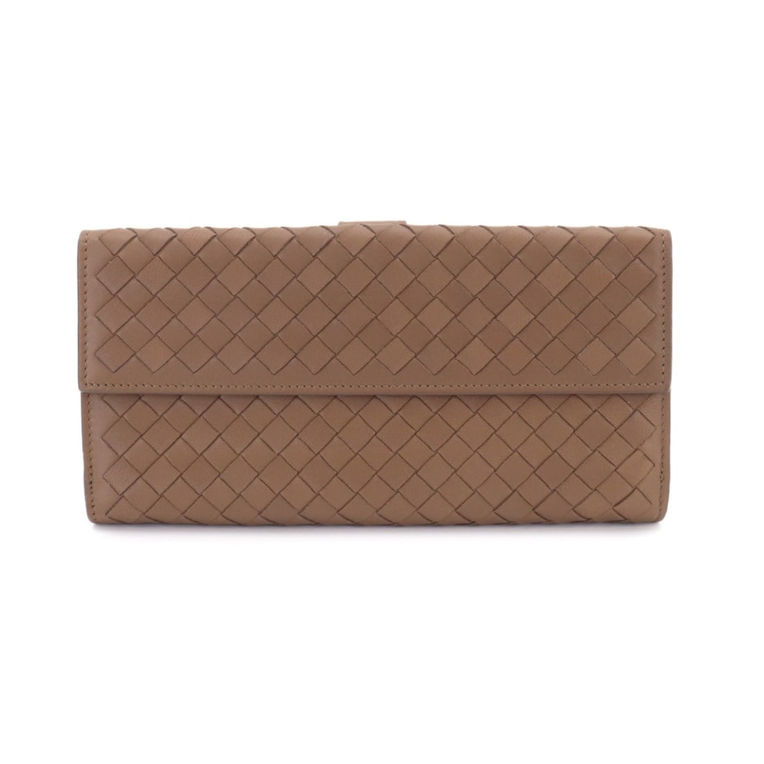 Bottega Veneta Intrecciato W Long Wallet, Leather, Brown, 134075: --- Catalog ---Category: SizeSize (HxWxD): 10cm x 19cm x 2.5cm / 3.93'' x 7.48'' x 0.98''Category: DesignType: Long wallet (bi-fold)Color: BrownGender: Women,MenMaterial: Intrecciato Category: General