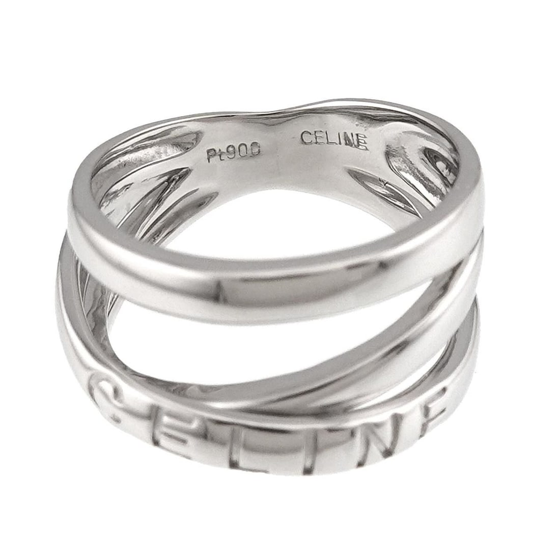 Celine CELINE Ring Pt Platinum - 3
