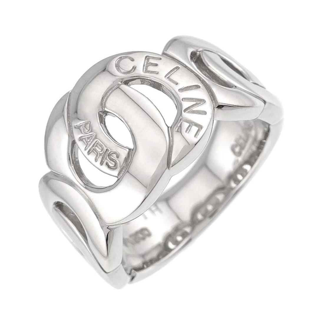 Celine CELINE 1 Ring Pt Platinum: --- Catalog ---Category: SizeJP Size: 11US Size: 6Category: DesignType: Band ringGender: WomenMaterial: Platinum 900Category: GeneralBrand: Celine--- Item List ---Section: ConditionRanking: Rank SA Us