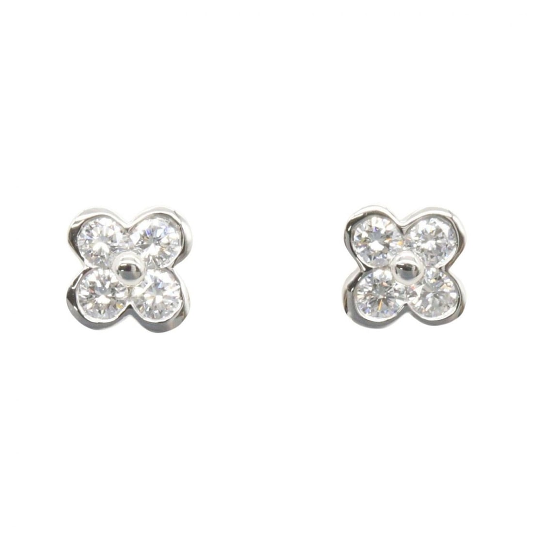 Tiffany & Co. Bezel-set Diamond Earrings, Platinum 950, Silver/Clear Tone, Women's Jewelry: --- Catalog ---Category: SizeSize (HxWxD): 6.00mm x 6.00mm / 0.24'' x 0.24''Category: DesignType: Stud earringsColor: Clear, SilverStone: DiamondGender: WomenMaterial: Platinum 950Category: GeneralBra