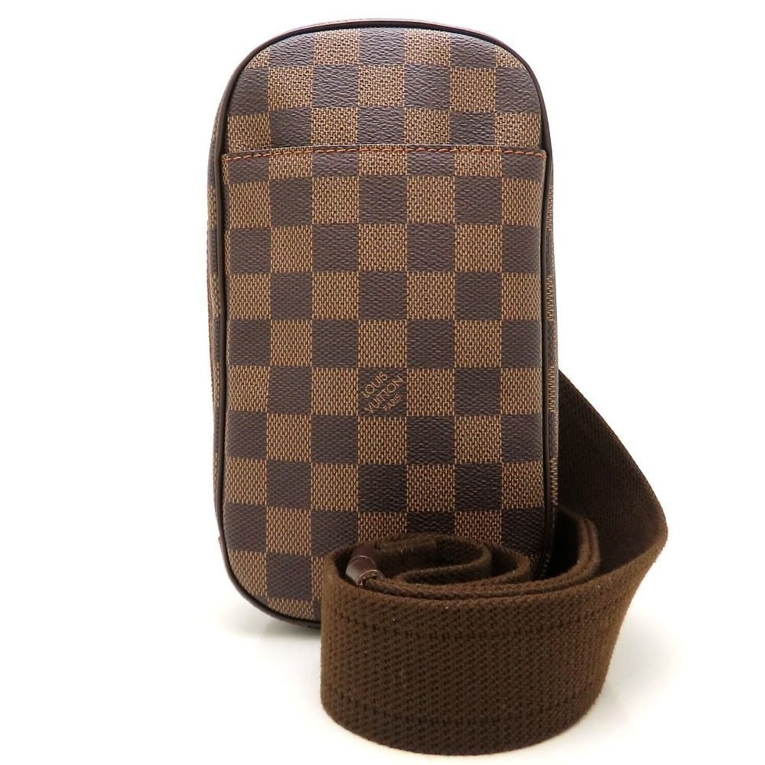 LOUIS VUITTON Damier Pochette Gange Special Order N51870 Body Bag Ebene Men's 353346: --- Catalog ---Category: SizeSize (HxWxD): 22cm x 12cm x 4.5cm / 8.66'' x 4.72'' x 1.77''Category: DesignType: Pochette, Sling bagColor: EbeneGender: MenClosure: ZipperMaterial: Damier Canvas Category