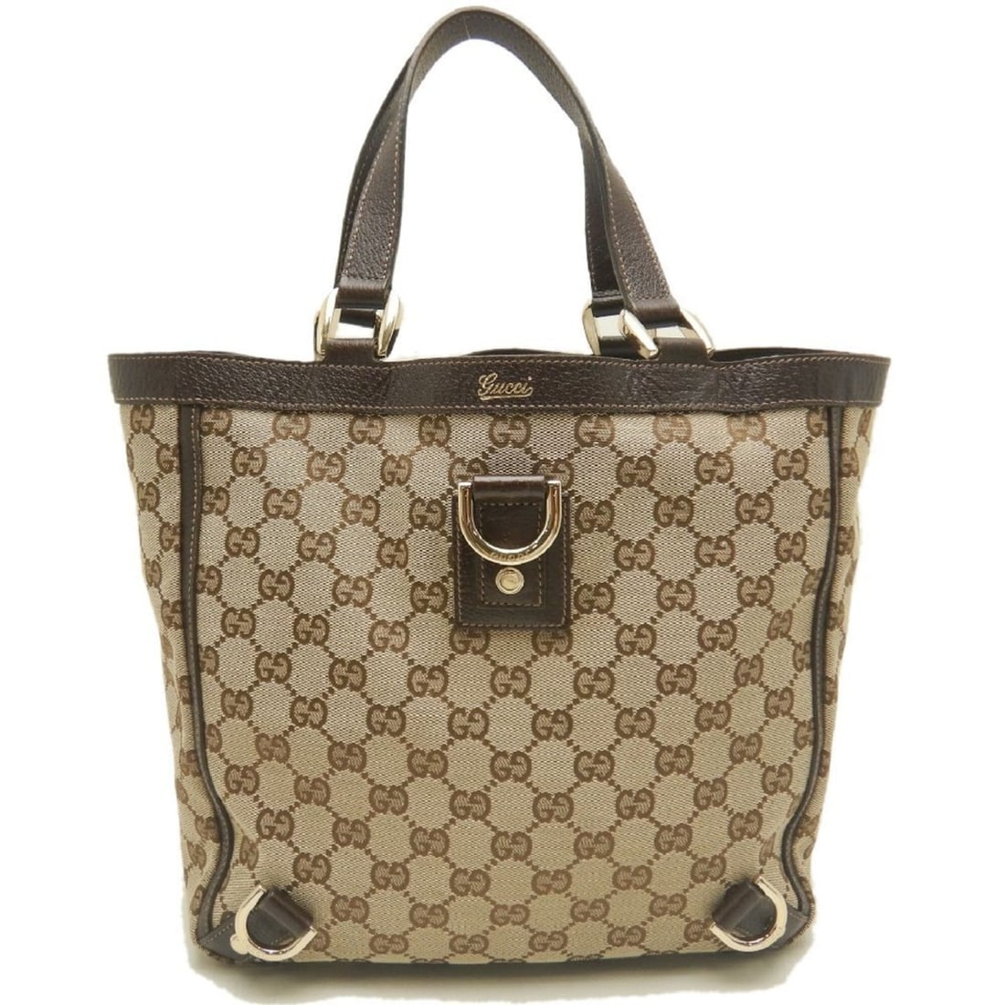 GUCCI Abbey 130739 Tote Bag, GG Canvas x Leather, Beige Brown, Women's, Item No. 253954: --- Catalog ---Category: SizeSize (HxWxD): 25cm x 37cm x 10cm / 9.84'' x 14.56'' x 3.93''Category: DesignType: Tote bagColor: Beige brownGender: WomenClosure: OpenMaterial: GG canvas , Leather Hardwar