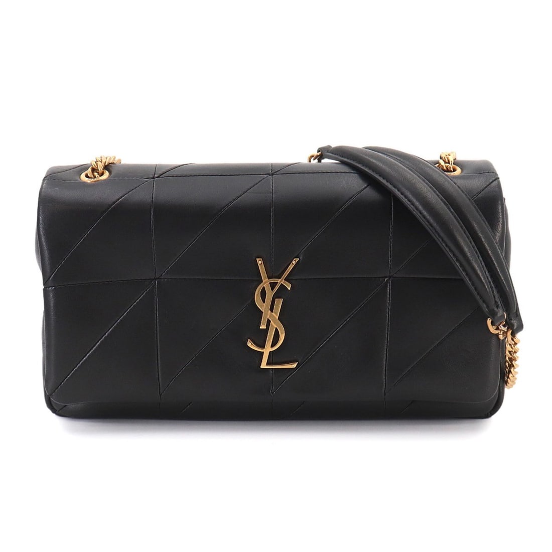 Saint Laurent Jamie Chain Shoulder Handbag, Leather, Black, 515821 (1 of 10)