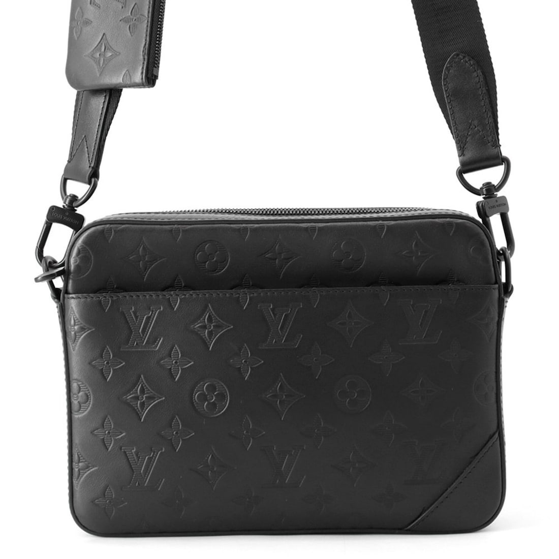 Louis Vuitton Monogram Shadow Duo Shoulder Bag M69827 LOUIS VUITTON Black Handbag (1 of 17)