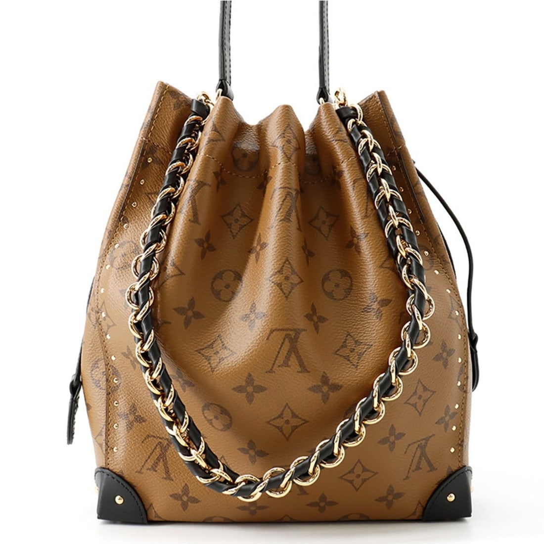 Louis Vuitton Shoulder Bag Monogram Reverse Noe Trunk M13324 LOUIS VUITTON Handbag 2-way: --- Catalog ---Category: SizeWeight: 620g / 1.36lb.Size (HxWxD): 27cm x 22.5cm x 8cm / 10.62'' x 8.85'' x 3.14''Strap Length: 98cm - 118cm / 38.58'' - 46.45''Category: DesignType: Handbag, Shoulder ba
