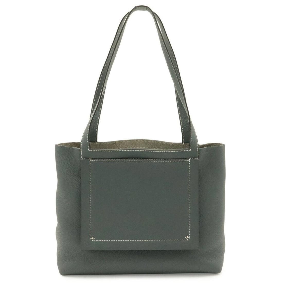 HERMES Cabasellier 31 Tote Bag/Shoulder Bag, Taurillon Clemence Leather, Blue Orage, Z Stamp: --- Catalog ---Category: SizeSize (HxWxD): 25cm x 30cm x 10cm / 9.84'' x 11.81'' x 3.93''Category: DesignType: Shoulder bag, Tote bagColor: BlueGender: Women,MenMaterial: Taurillon clemence leather Ca