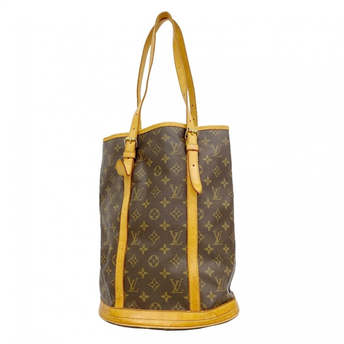 Louis Vuitton Monogram Bucket GM Tote Bag M42236 Brown Women's P3177679: --- Catalog ---Category: SizeSize (HxWxD): 36cm x 27cm x 20.5cm / 14.17'' x 10.62'' x 8.07''Category: DesignType: Tote bagColor: BrownGender: WomenCategory: GeneralMPN: M42236Brand: Louis Vuitton--- I