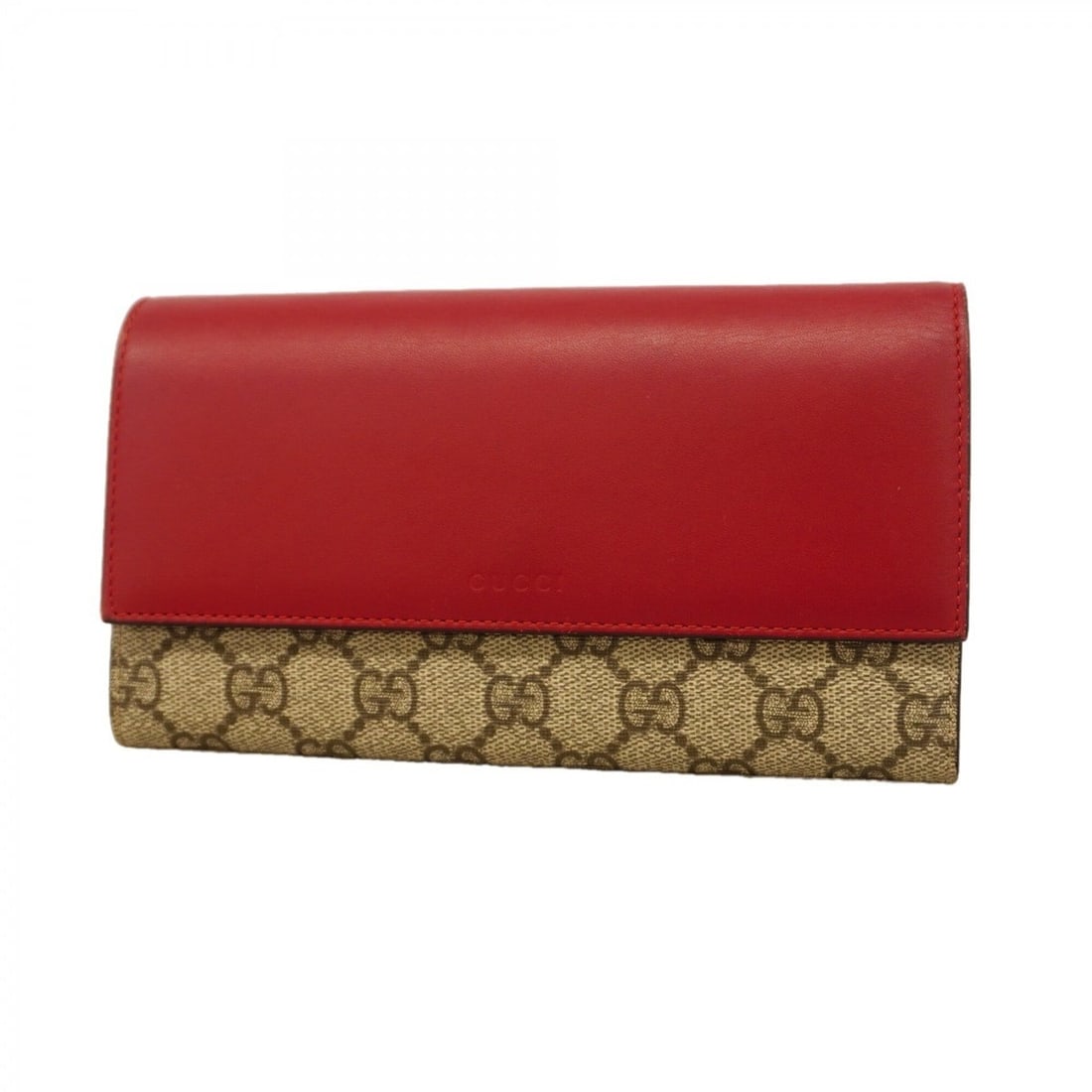 Gucci GG Supreme Long Wallet 410100 Red Brown Women's P3230986: --- Catalog ---Category: SizeSize (HxWxD): 11cm x 19cm x 3cm / 4.33'' x 7.48'' x 1.18''Category: DesignType: Long wallet (bi-fold)Color: Brown, Red colorGender: WomenMaterial: PVC Category: GeneralMPN