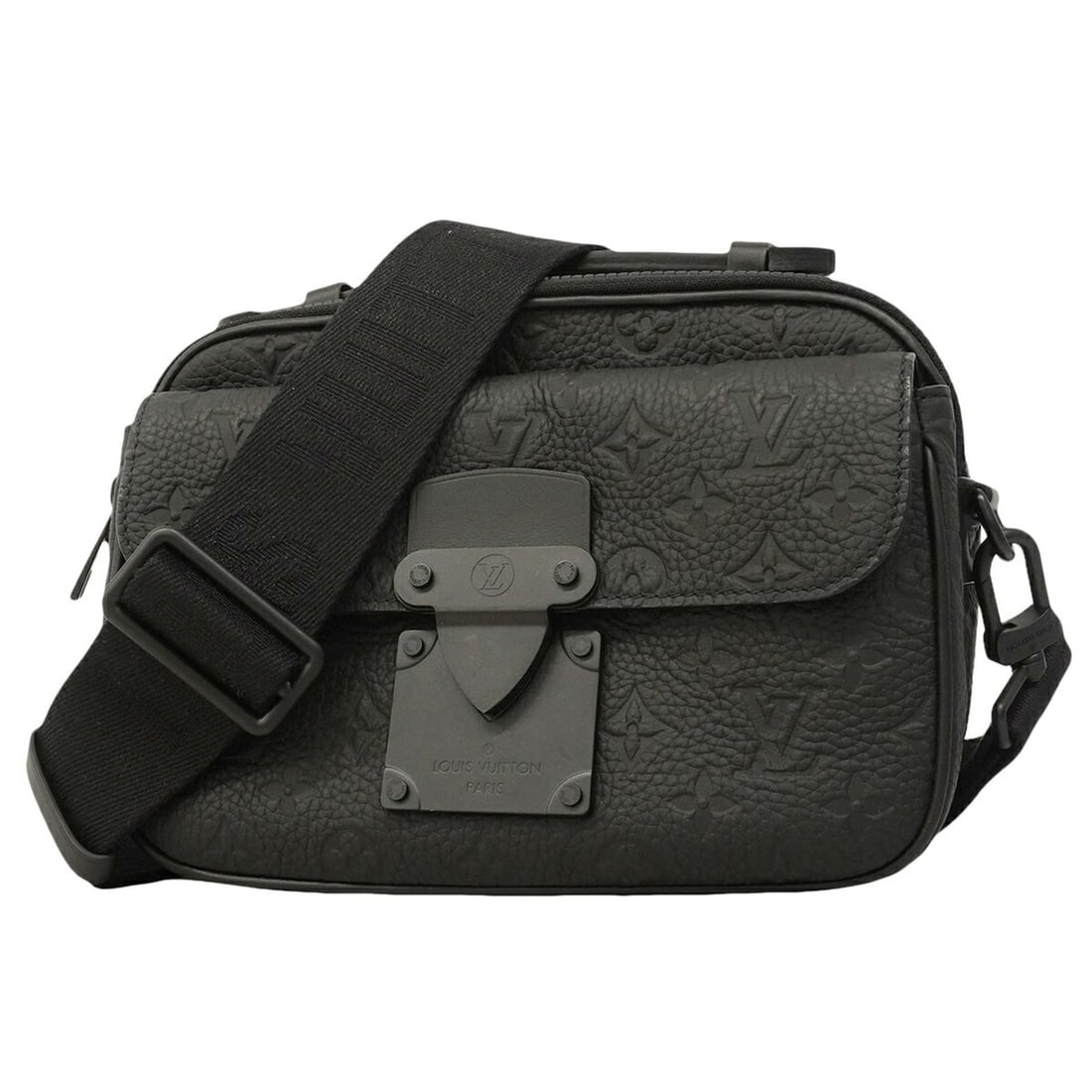 Louis Vuitton Monogram Taurillon S-Lock Handbag M58489 Black 2-way bag for men P3059777: --- Catalog ---Category: SizeSize (HxWxD): 17.5cm x 24cm x 9cm / 6.88'' x 9.44'' x 3.54''Category: DesignType: HandbagColor: BlackGender: MenCategory: GeneralMPN: M58489Brand: Louis Vuitton--- Item Li