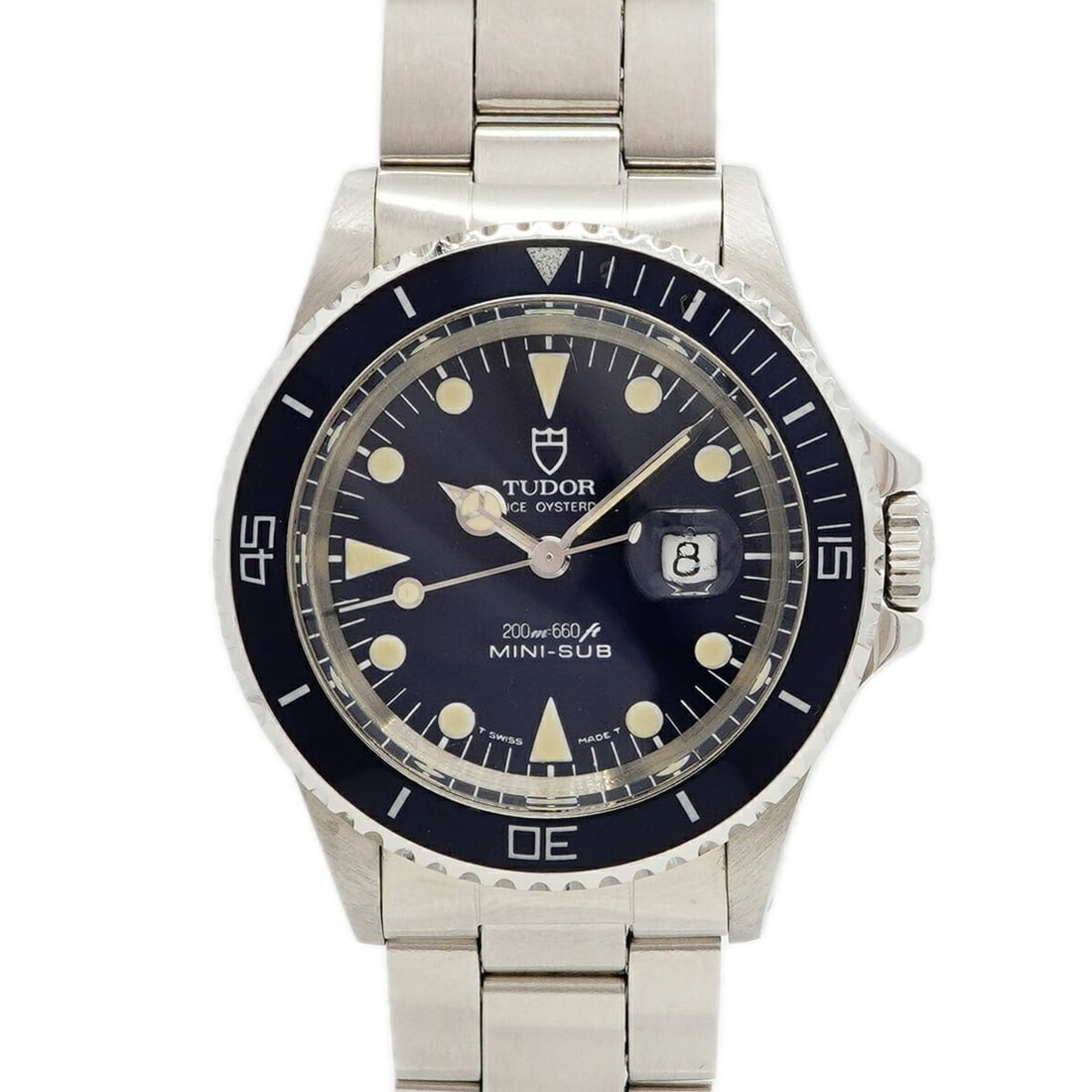 Tudor Prince Oysterdate Mini Sub 73090 Navy Dial Women's Watch (1 of 10)