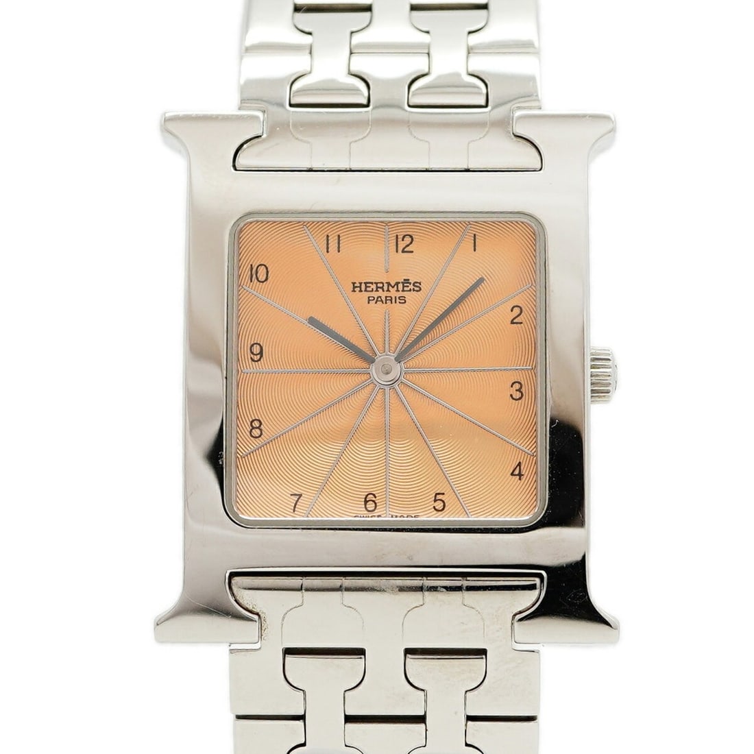 Hermes H-Watch HH1.510 Orange Dial Watch (Boys' Size) (1 of 10)