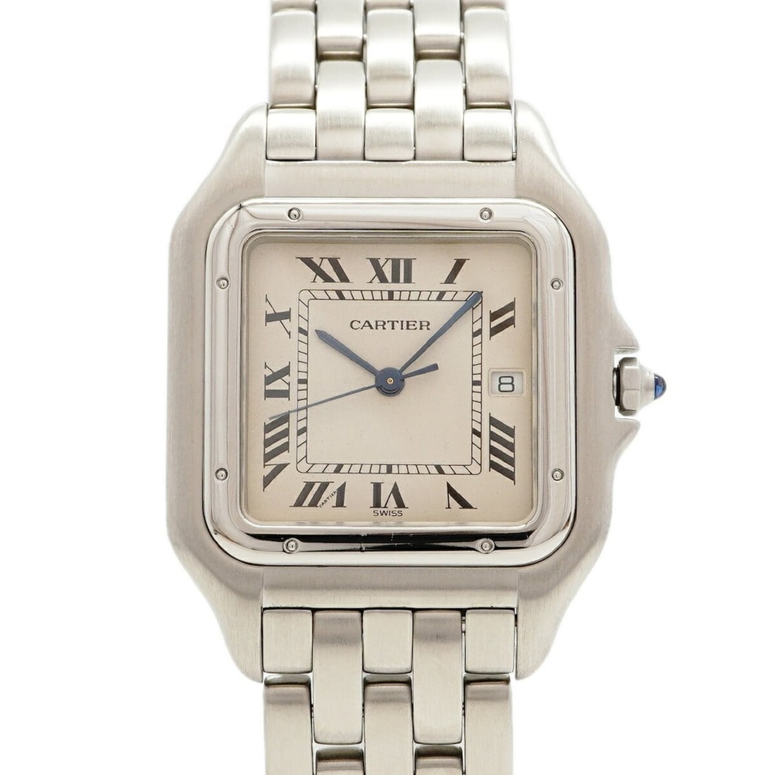 Cartier Panthère LM W25032F5 White Dial Watch for Men and Women: --- Catalog ---Category: SizeWrist Size: 17cm / 6.69''Case Diameter: 29.2mm / 1.15''Category: DesignType: WristwatchGender: Men,WomenColor (Dial): WhiteMaterial (Band): Stainless steelCategory: Genera