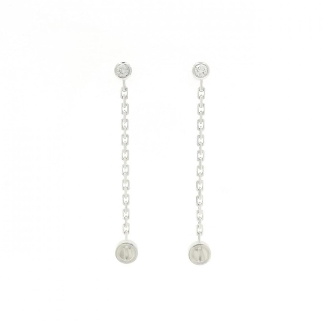 Cartier Love Earrings: --- Catalog ---Category: SizeSize (HxWxD): 41.60mm x 4.70mm / 1.64'' x 0.19''Category: DesignType: Drop earringsGender: WomenMaterial: White gold (18K)Category: GeneralBrand: Cartier--- Item List